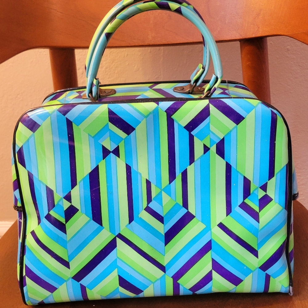 Vintage 1970s vinyl bag
